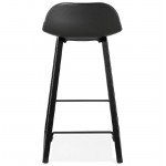 Bar Bar auf halber Höhe Design Stuhl Hocker OBELINE MINI (schwarz)