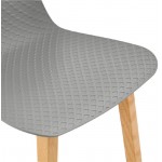 Scandinavian media altura SCARLETT MINI bar silla taburete de bar (gris claro)