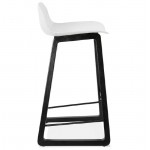 Tabouret de bar chaise de bar mi-hauteur design OBELINE MINI (blanc)