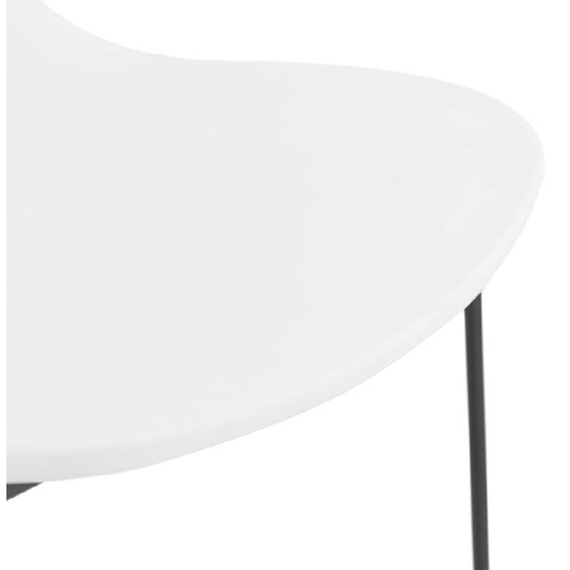 Industrial bar Taburete apilable de bar de JULIETTE Chair (blanco) - image 37599