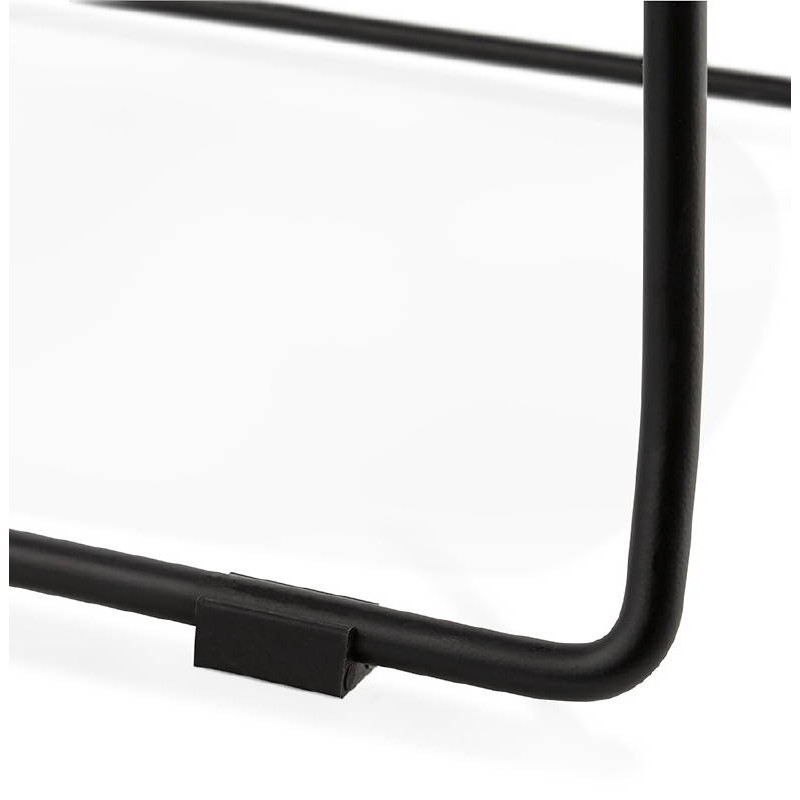 Tabouret de bar chaise de bar industriel empilable JULIETTE (blanc) - image 37604