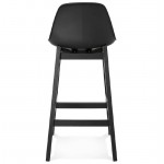 Bar bar sgabello sedia design metà altezza MINI JACK (nero)