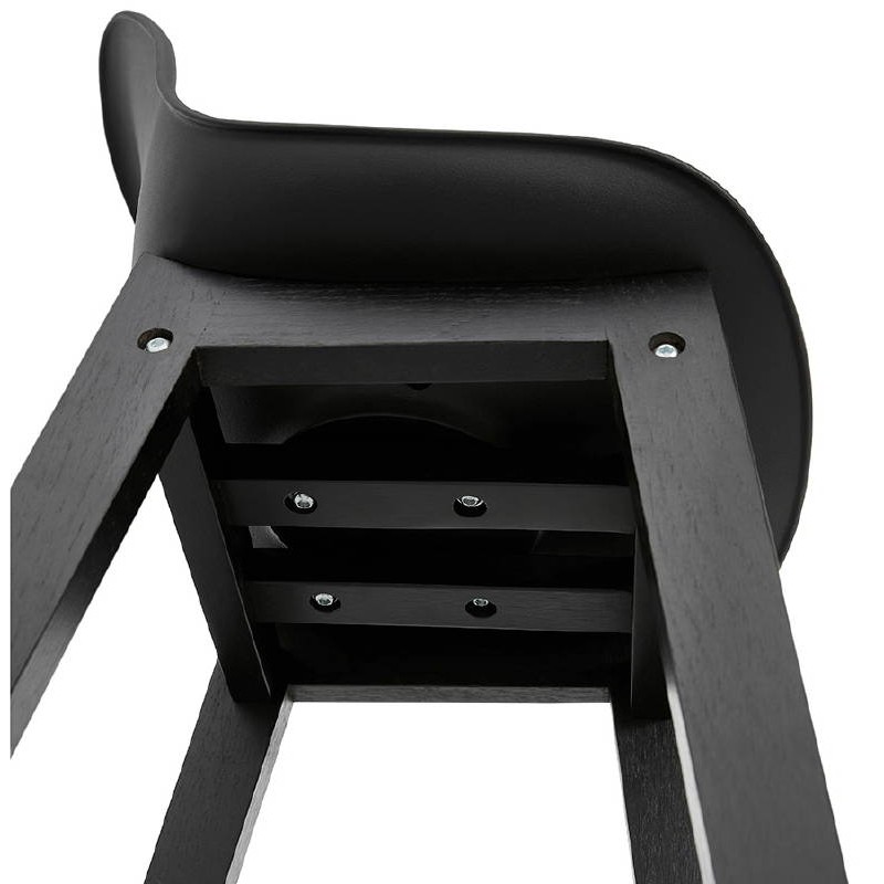 Bar bar design mid-height JACK MINI (black) chair stool - image 37628