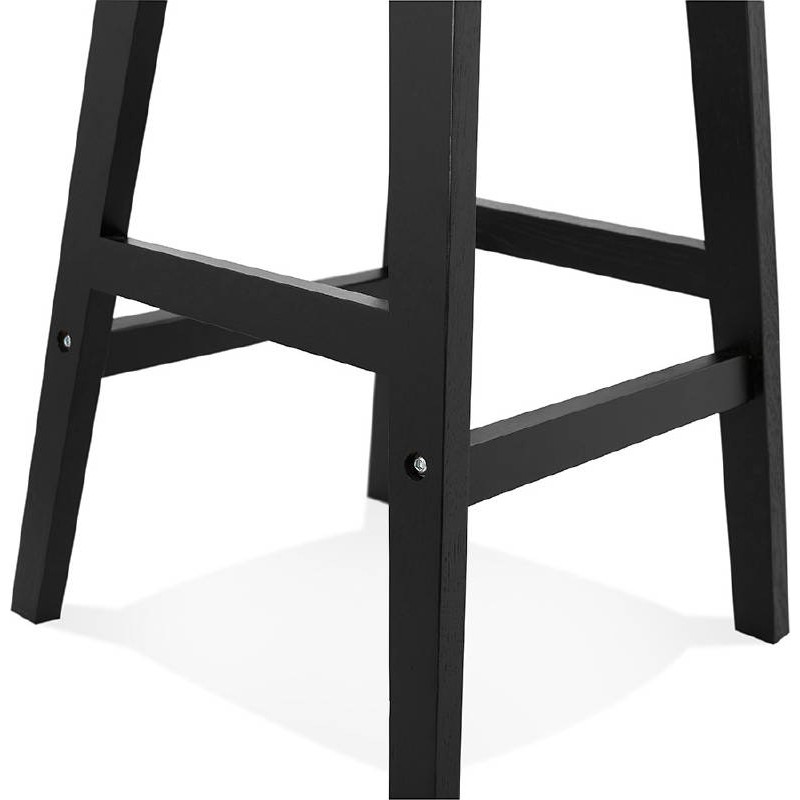 Tabouret de bar chaise de bar mi-hauteur design JACK MINI (noir) - image 37629