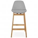 Scandinavian design mid-height FLORENCE MINI bar Chair bar stool (light gray)