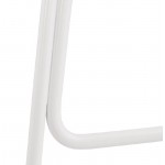 Barra bar diseño Ulises blanco (negro) patas metálicas sillón taburete
