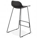 Bar bar design Ulysses (black) black metal legs chair stool