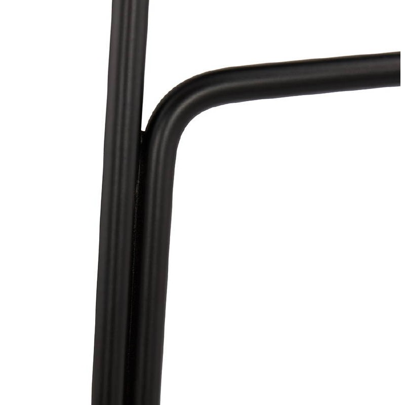 Tabouret de bar chaise de bar design ULYSSE pieds métal noir (bleu ciel) - image 38106