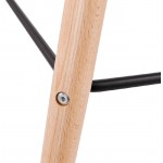 La barra hasta la mitad taburete de la silla de PACO escandinavo (blanco)