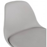 Scandinavian design half OCTAVE MINI bar stool (light gray)
