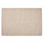 Carpet design rectangular (230 cm X 160 cm) BADER in wool (beige)