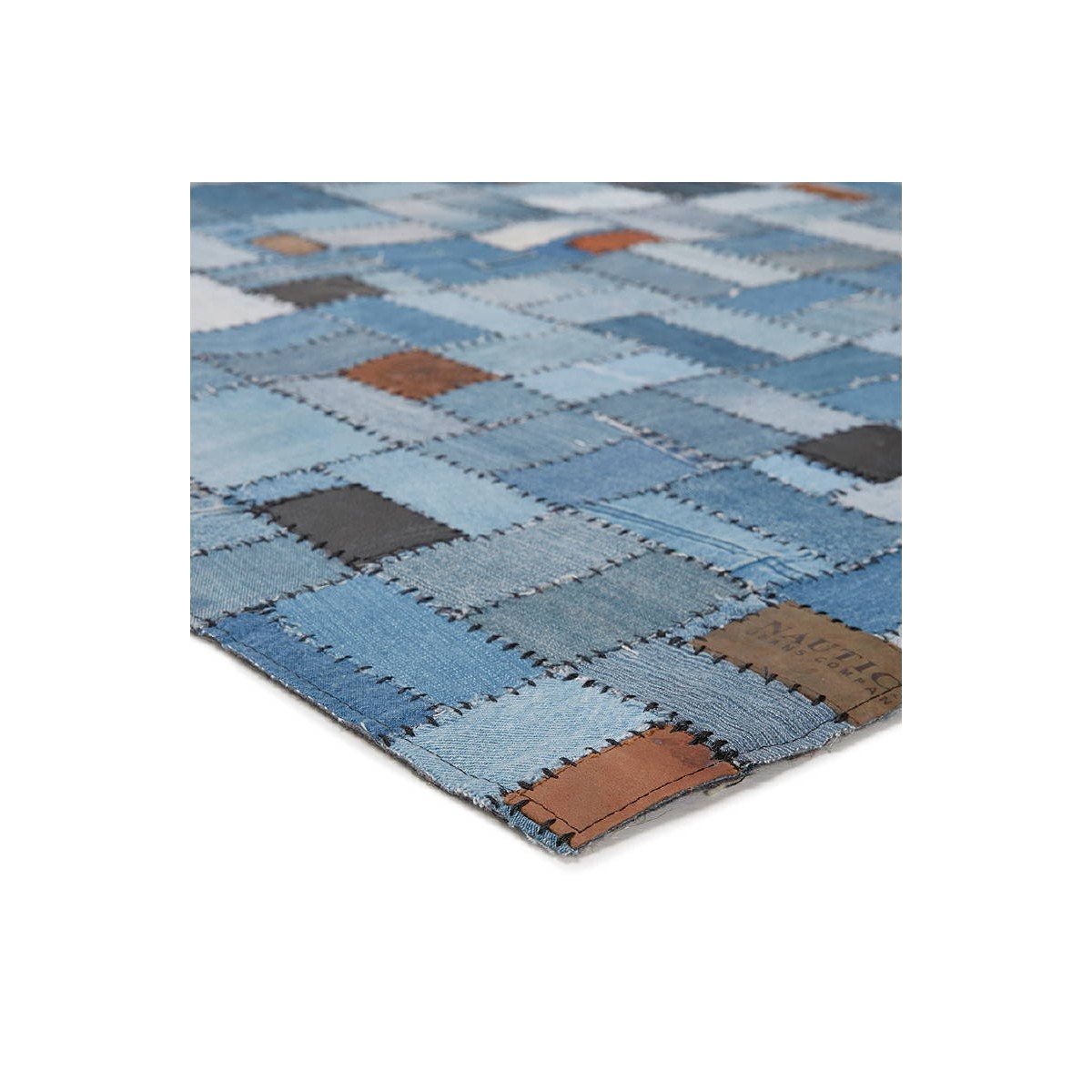 Teppich rechteckig GABIE 160 Jeans X cm) (blau) (230 in Spaß