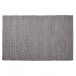 Carpet design rectangular (230 cm X 160 cm) knit (gray) cotton