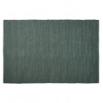 Carpet design rectangular (230 cm X 160 cm) knit cotton (green)