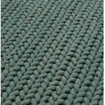 Teppichdesign rechteckig (230 X 160 cm) stricken Baumwolle (grün)