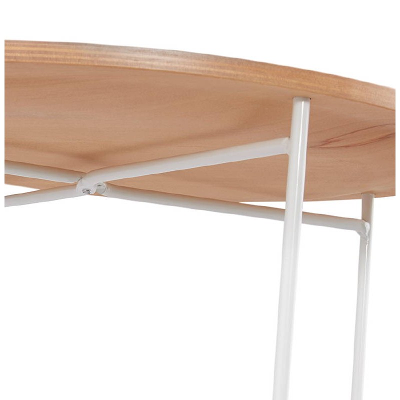 Table d'appoint, bout de canapé design ZACK (naturel) - image 38757