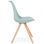 Modern Chair style Scandinavian NORDICA (blue sky)
