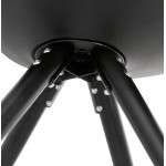 Design chair ASHLEY feet black (black)