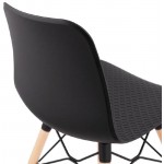Skandinavisches Design Stuhl CANDICE (schwarz)