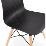 Chaise design scandinave CANDICE (noir)