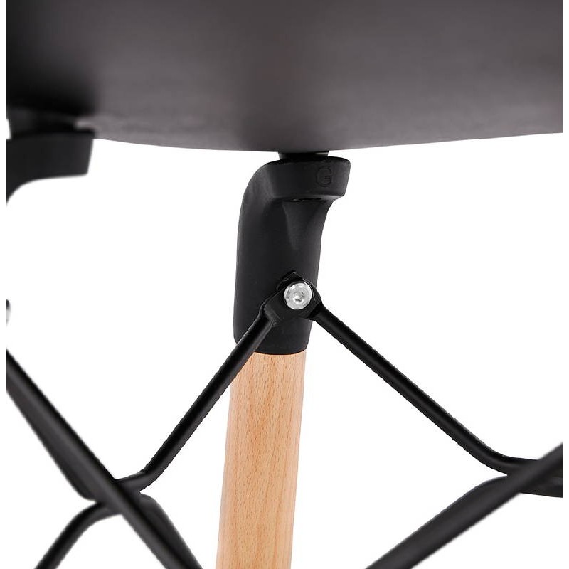 Scandinavian design chair CANDICE (black) - image 39480