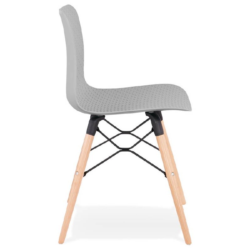 Scandinavian design chair CANDICE (light gray) - image 39516