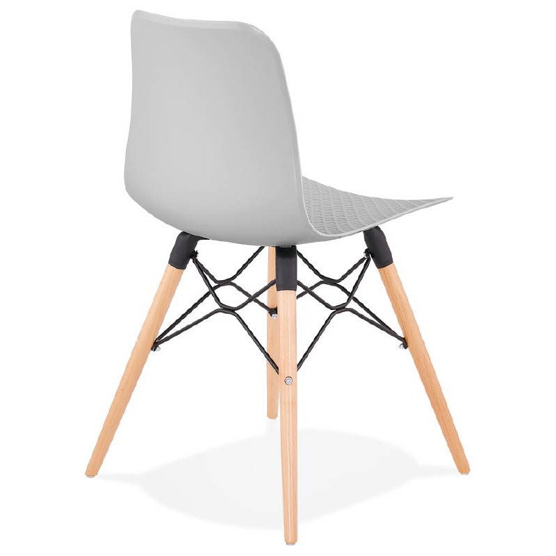 Scandinavian design chair CANDICE (light gray) - image 39517