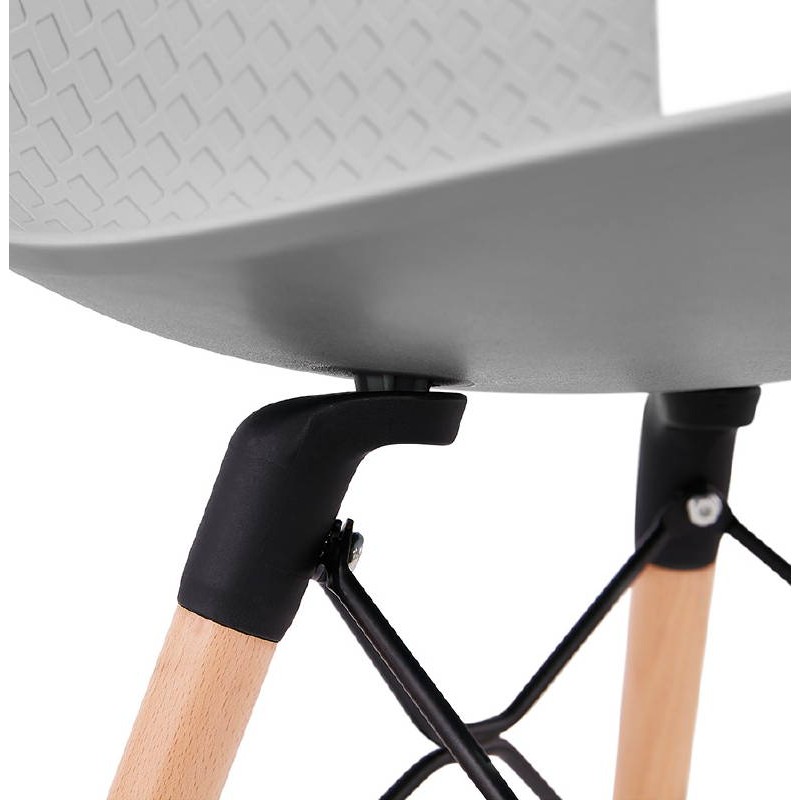 Scandinavian design chair CANDICE (light gray) - image 39525