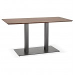 Table design or meeting table KENZA (150 x 70 x 75 cm) (Walnut Finish)