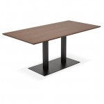 Tavolo design o riunione tavolo ANDREA (180 x 90 x 75 cm) (noce finitura)