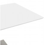 Tisch-Design oder Tabelle treffen CLAIRE (180 x 90 x 75 cm) (weiß)