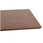 Table design or table of meeting CLAIRE (180 x 90 x 75 cm) (Walnut Finish)