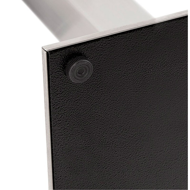 Mesa de diseño o tabla de reunión CLAIRE (180 x 90 x 75 cm) (acabado ceniza negra) - image 39949