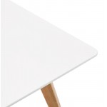 Mesa de diseño escandinavo u Oficina MAYA (120 x 78 x 77 cm) (blanco)