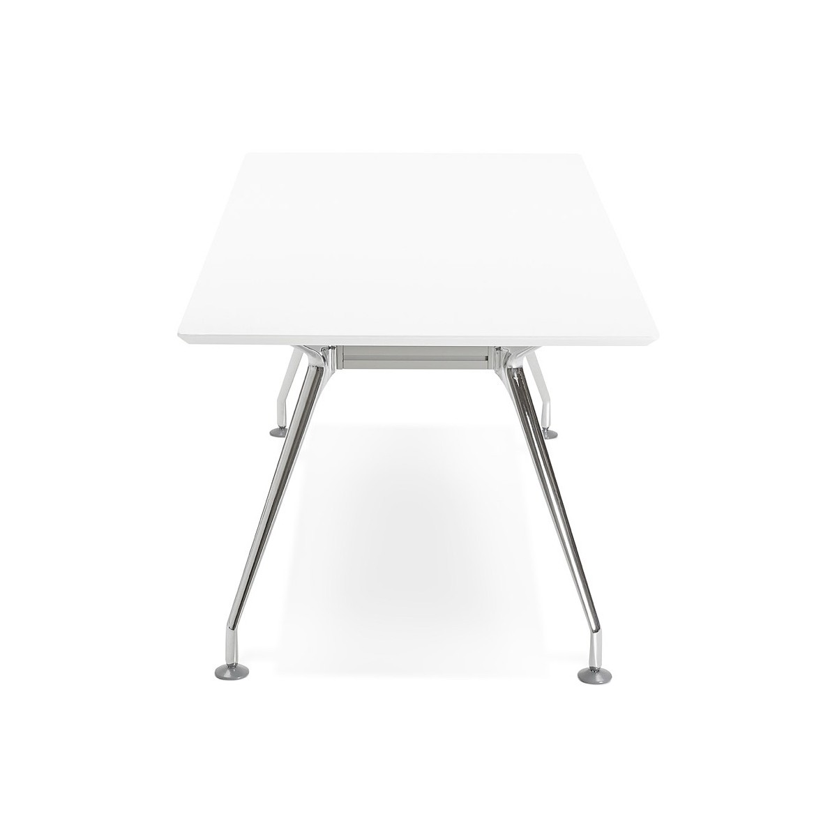 Table de bureau à pieds métalliques : Devis sur Techni-Contact - Table de  bureau à plateau mélaminé