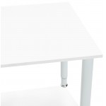 Holz Schreibtisch modern Tisch (80 x 160 cm) LORENZO (weiß)