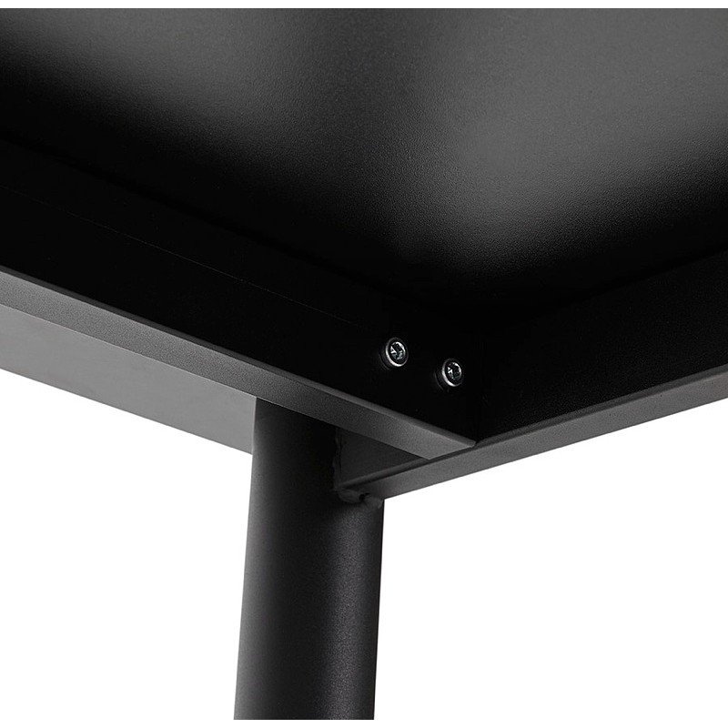 Office modern meeting (80 x 160 cm) LORENZO (black) wooden table - image 40182