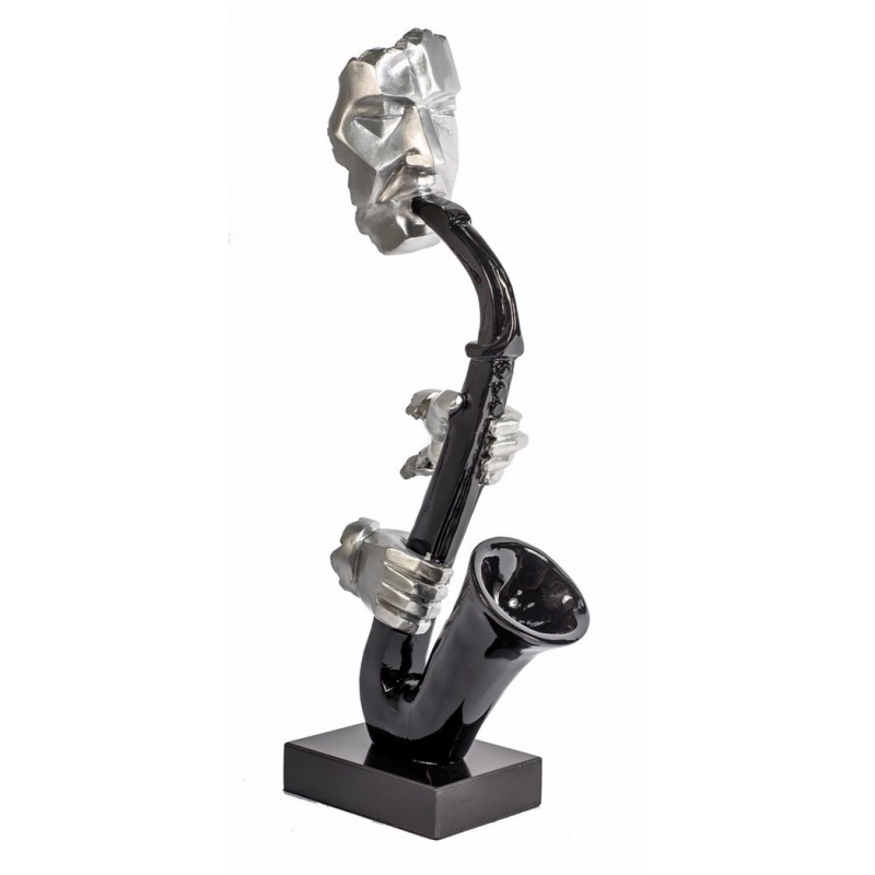 Bronzeskulptur Bronze Saxophonist Saxophon 25cm Figur Moderne saxophone 