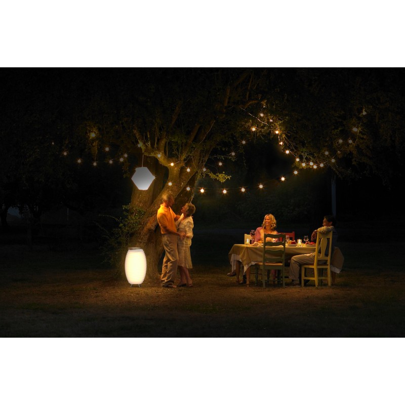 Lampe LED Eimer Champagner schwanger Lautsprecher Bluetooth KOODUU Synergie 50 S (weiß) - image 40963
