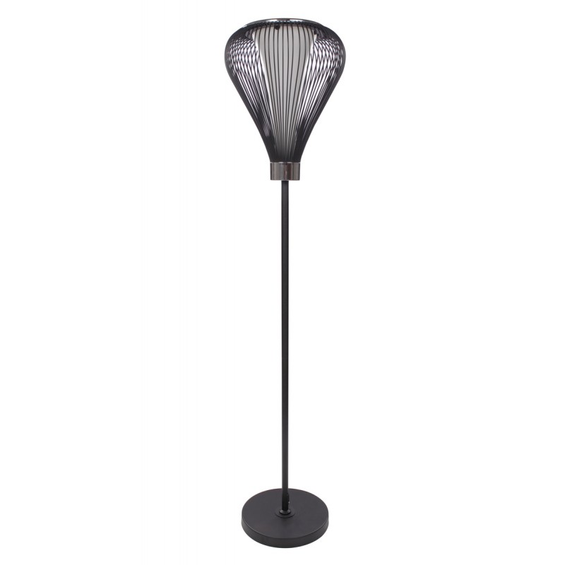 Lampe sur pied design en métal TIFFANY (noir) - image 41056
