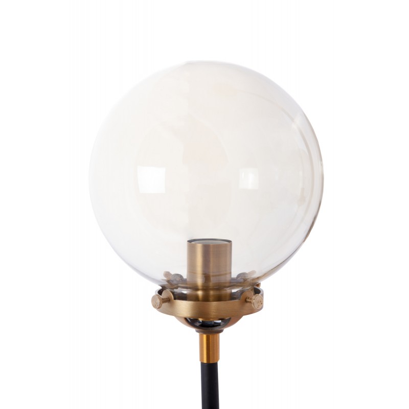 Lampe à suspension design en métal H 100 cm Ø 75 cm CATELINE (noir) - image 41118