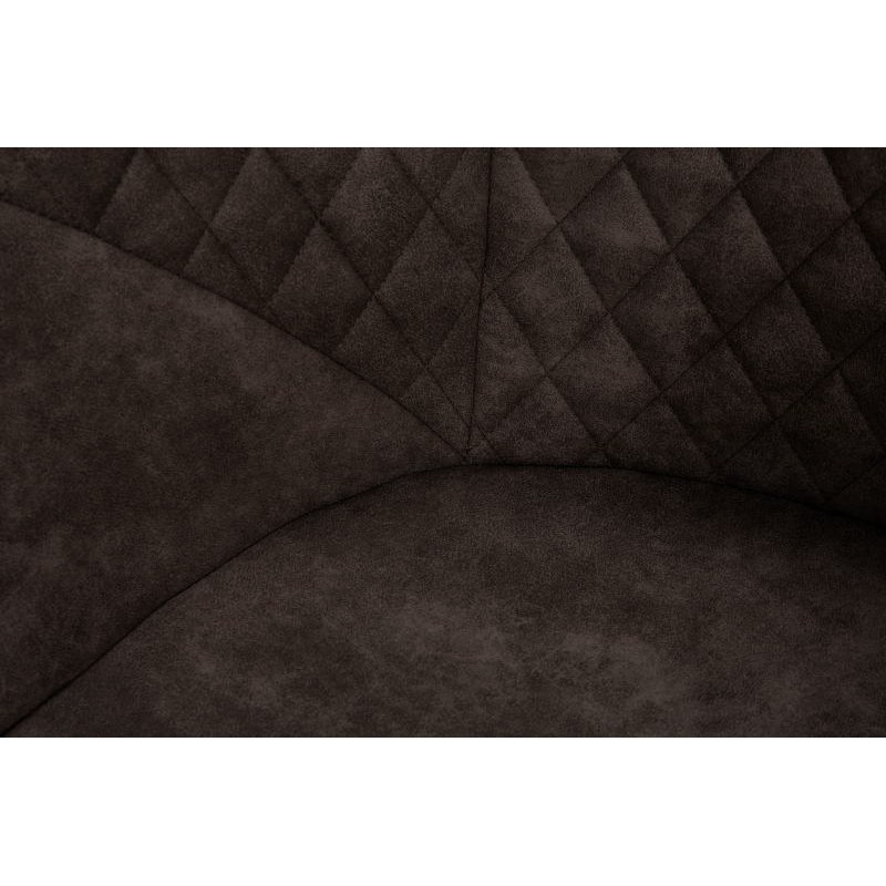 Lot de 2 chaises matelassées scandinave MADISON (Noir) - image 42124