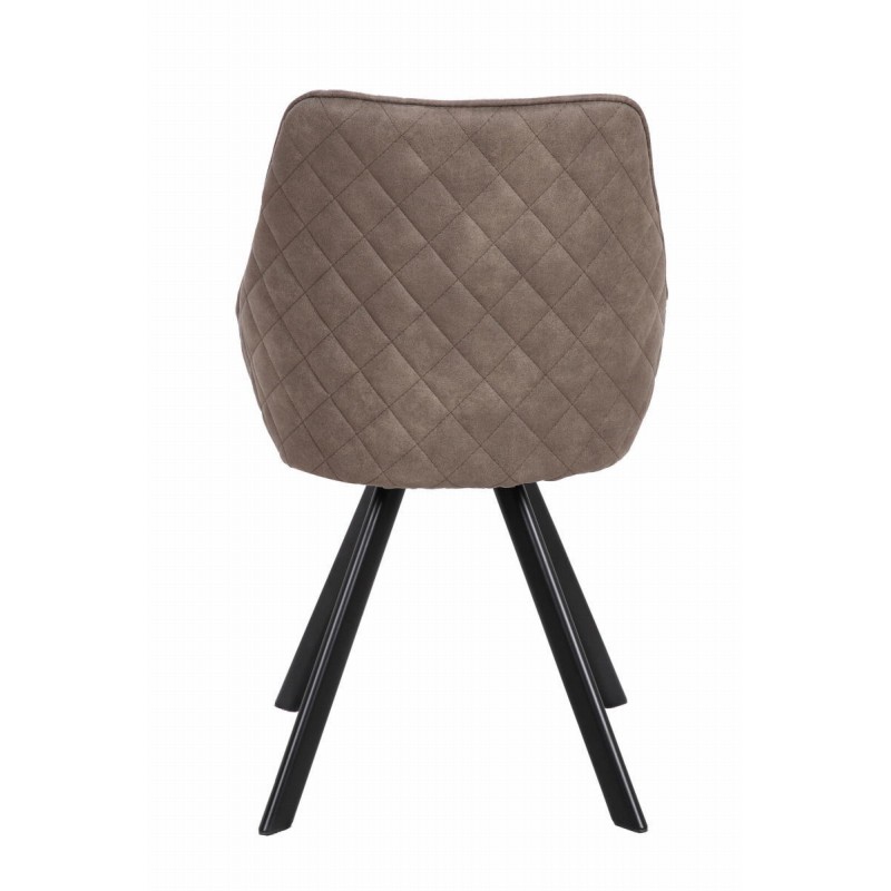 Conjunto de 2 sillas en tela LAURINE escandinavo (marrón) - image 42137