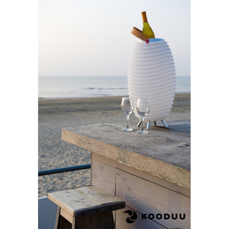 Lamp LED bucket champagne pregnant speaker bluetooth KOODUU synergy 50PRO (white) - image 42862