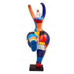 Statue Design dekorative Skulptur Frau NANA Harz H145 cm (multicolor)