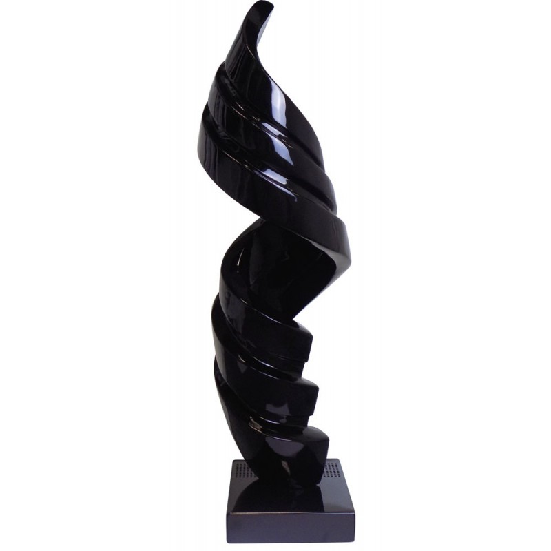 Statue sculpture décorative design enceinte Bluetooth STEP BY STEP en résine (Noir) - image 42970