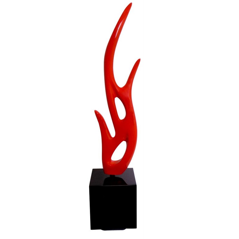 Diseño de escultura decorativa de la estatua embarazada Bluetooth HONOR en resina (rojo) - image 43003