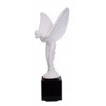 Statue decorative sculpture design pregnant Bluetooth ANGELS in resin (White)