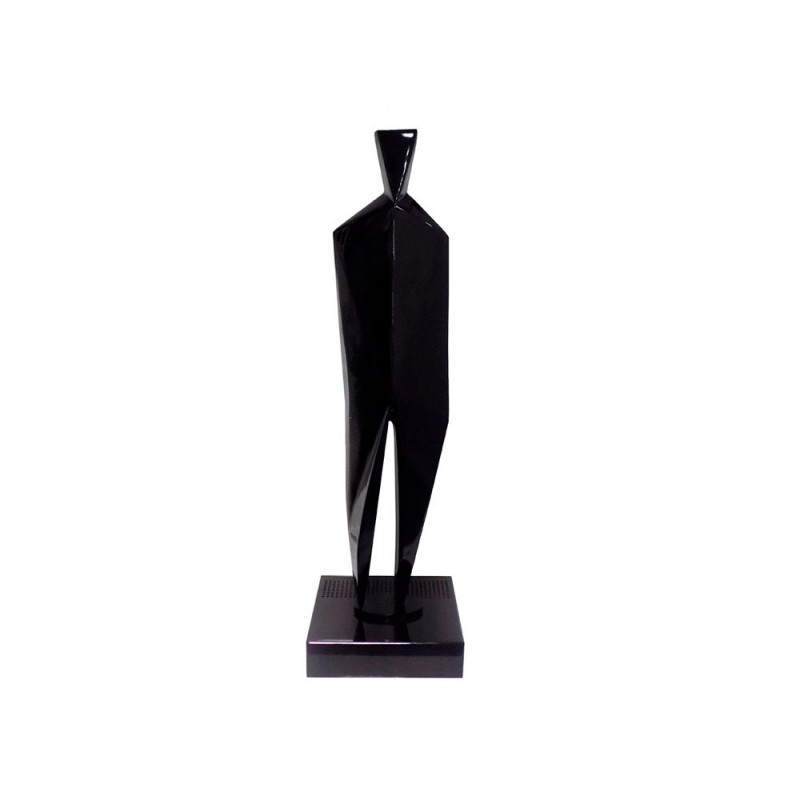 Diseño de escultura decorativa de la estatua embarazada Bluetooth HUMAN BODY en resina (Negro) - image 43033