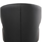 YASUO design chair in polyurethane feet black (black)